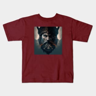 Illustration of male Viking Kids T-Shirt